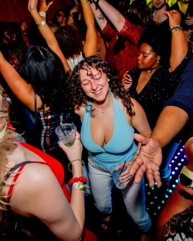 Atlanta Disco Society XVIII. Saturday September 12, 2026 at The Garden Club. Kimber was the DJ. Y'all, that dance floor. The disco skaters. The disco vibes we immaculate. Atlanta is a disco city. Photo: @hellacurious
