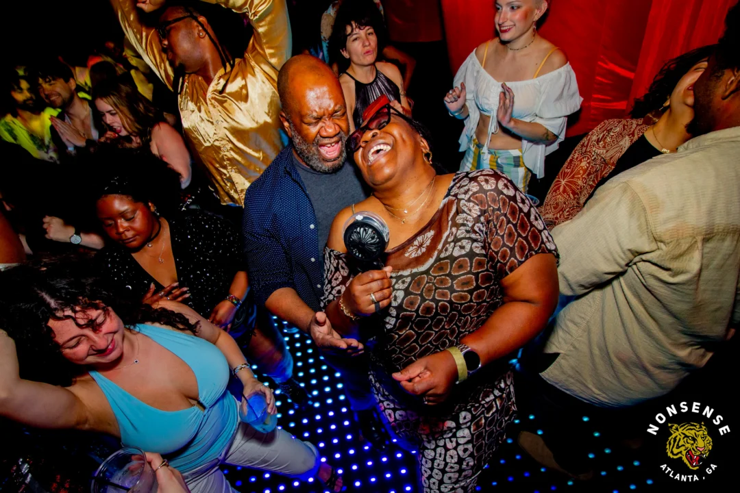 Atlanta Disco Society XVIII. Saturday September 12, 2026 at The Garden Club. Kimber was the DJ. Y'all, that dance floor. The disco skaters. The disco vibes we immaculate. Atlanta is a disco city. Photo: @hellacurious