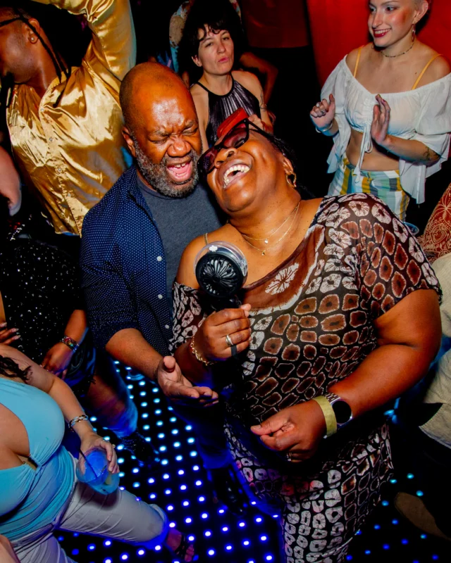 Atlanta Disco Society XVIII. Saturday September 12, 2026 at The Garden Club. Kimber was the DJ. Y'all, that dance floor. The disco skaters. The disco vibes we immaculate. Atlanta is a disco city. Photo: @hellacurious