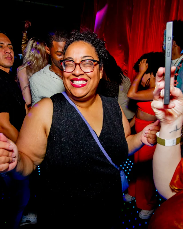 Atlanta Disco Society XVIII. Saturday September 12, 2026 at The Garden Club. Kimber was the DJ. Y'all, that dance floor. The disco skaters. The disco vibes we immaculate. Atlanta is a disco city. Photo: @hellacurious