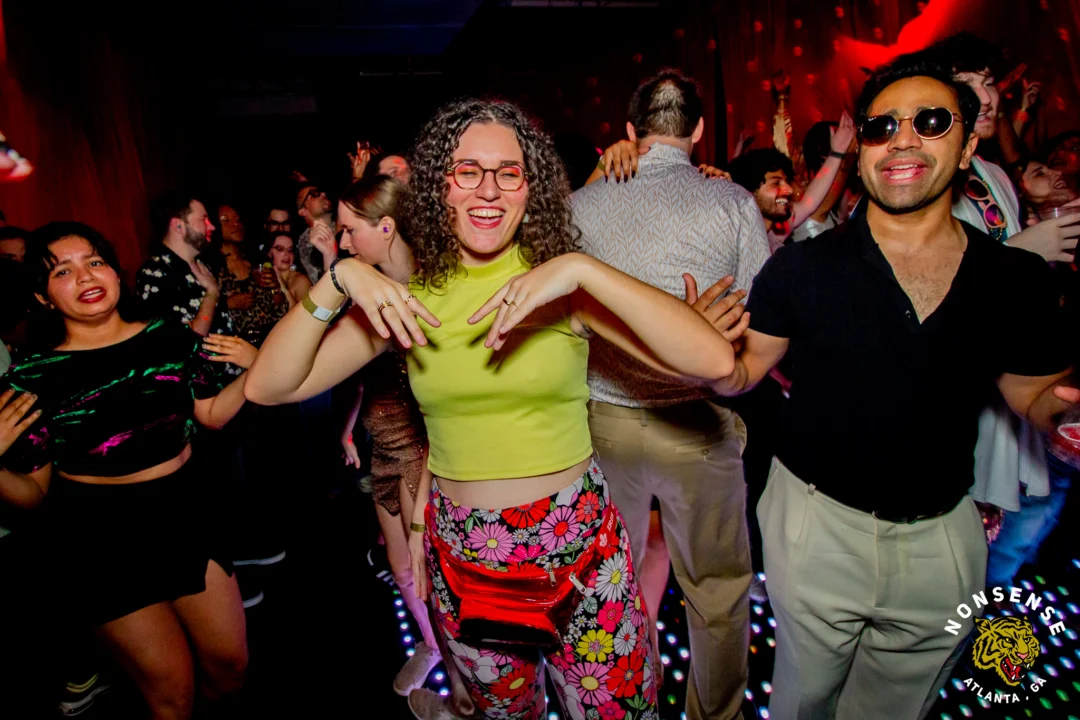 Atlanta Disco Society XVIII. Saturday September 12, 2026 at The Garden Club. Kimber was the DJ. Y'all, that dance floor. The disco skaters. The disco vibes we immaculate. Atlanta is a disco city. Photo: @hellacurious