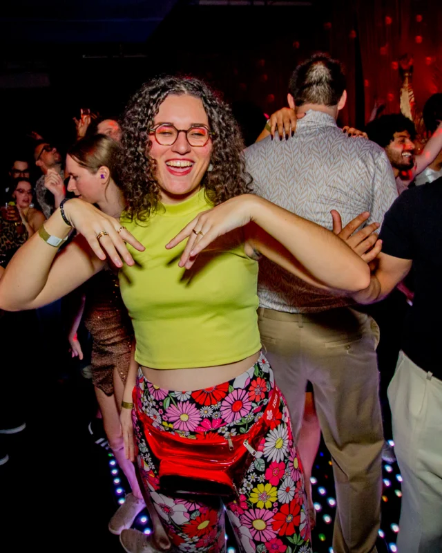 Atlanta Disco Society XVIII. Saturday September 12, 2026 at The Garden Club. Kimber was the DJ. Y'all, that dance floor. The disco skaters. The disco vibes we immaculate. Atlanta is a disco city. Photo: @hellacurious