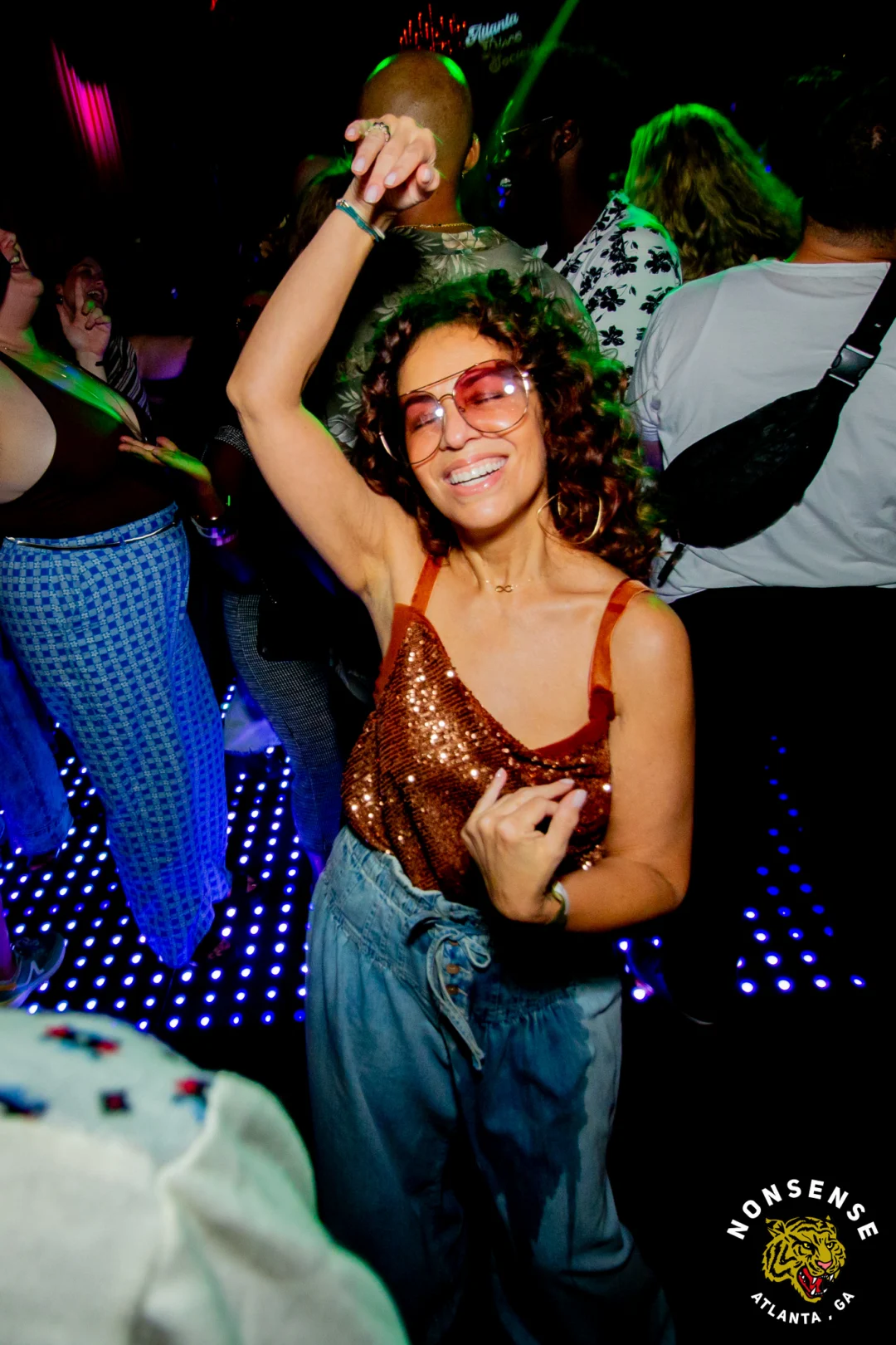 Atlanta Disco Society XVIII. Saturday September 12, 2026 at The Garden Club. Kimber was the DJ. Y'all, that dance floor. The disco skaters. The disco vibes we immaculate. Atlanta is a disco city. Photo: @hellacurious